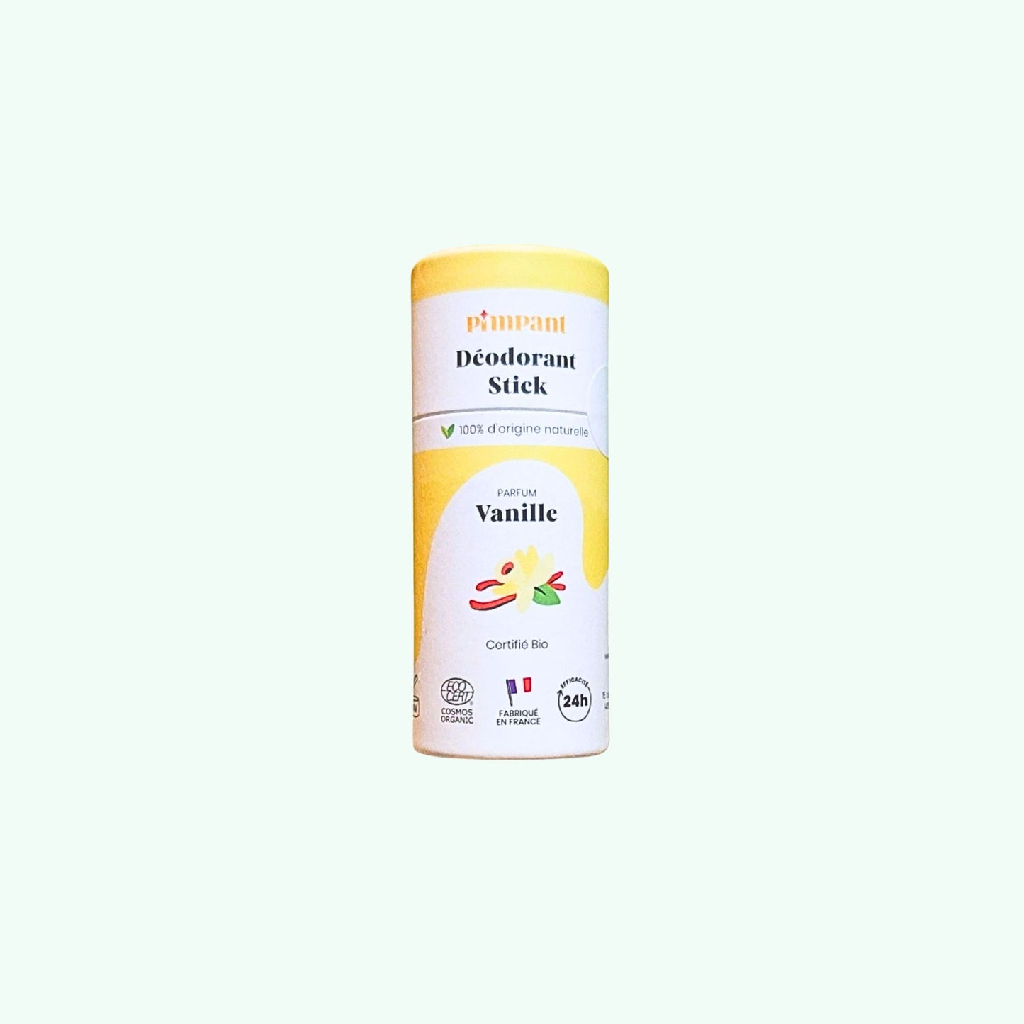 Déodorant Solide PIMPANT Vanille – Bio, efficace 24h et écolo