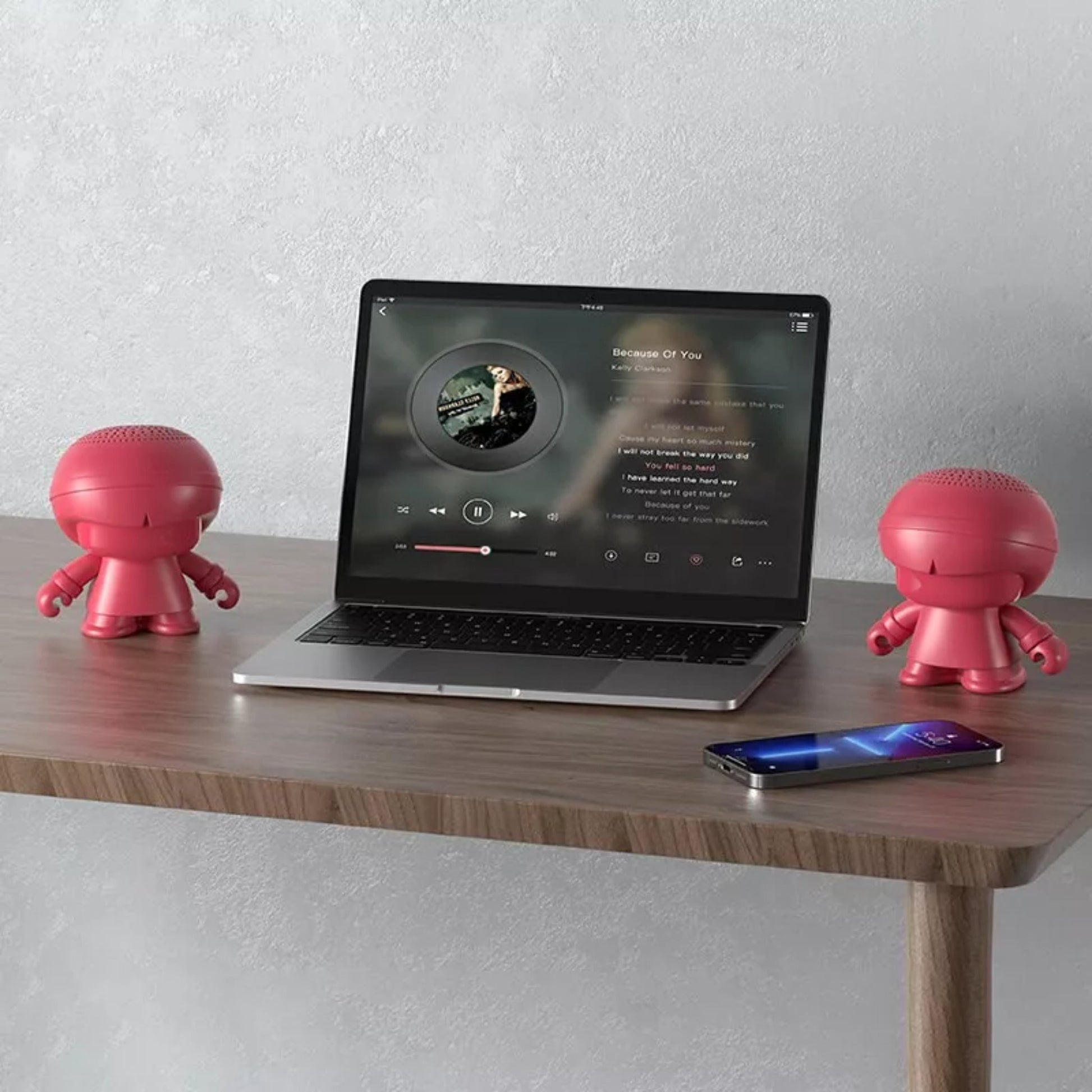 Enceinte Bluetooth XBOY rouge en plastique recyclé, 10W, NFC et mode stéréo | XOOPAR