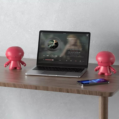 Enceinte Bluetooth XBOY rouge en plastique recyclé, 10W, NFC et mode stéréo | XOOPAR