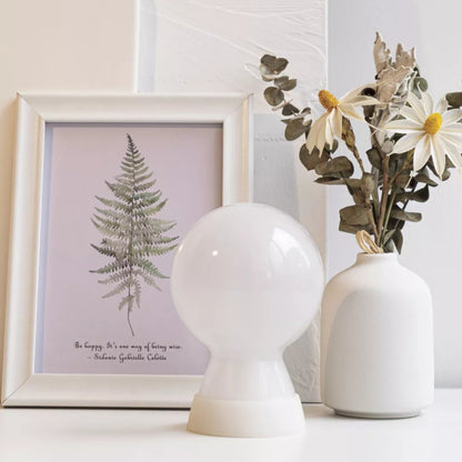 Lampe intelligente Mr Bio blanche avec éclairage Smart Mood et coque recyclable | XOOPAR