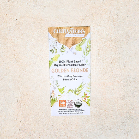 Coloration Blond Doré 100% Naturelle – Teinture Bio Herbes | Cultivator’s