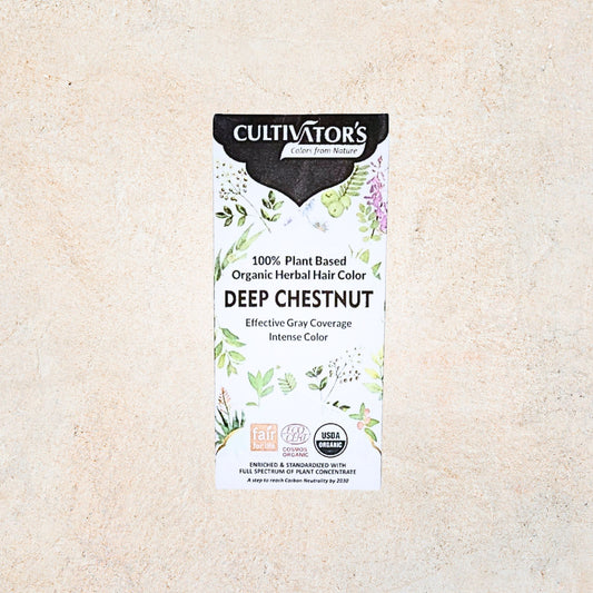 Coloration Châtain Foncé 100% Naturelle – Teinture Bio Herbes | Cultivator’s