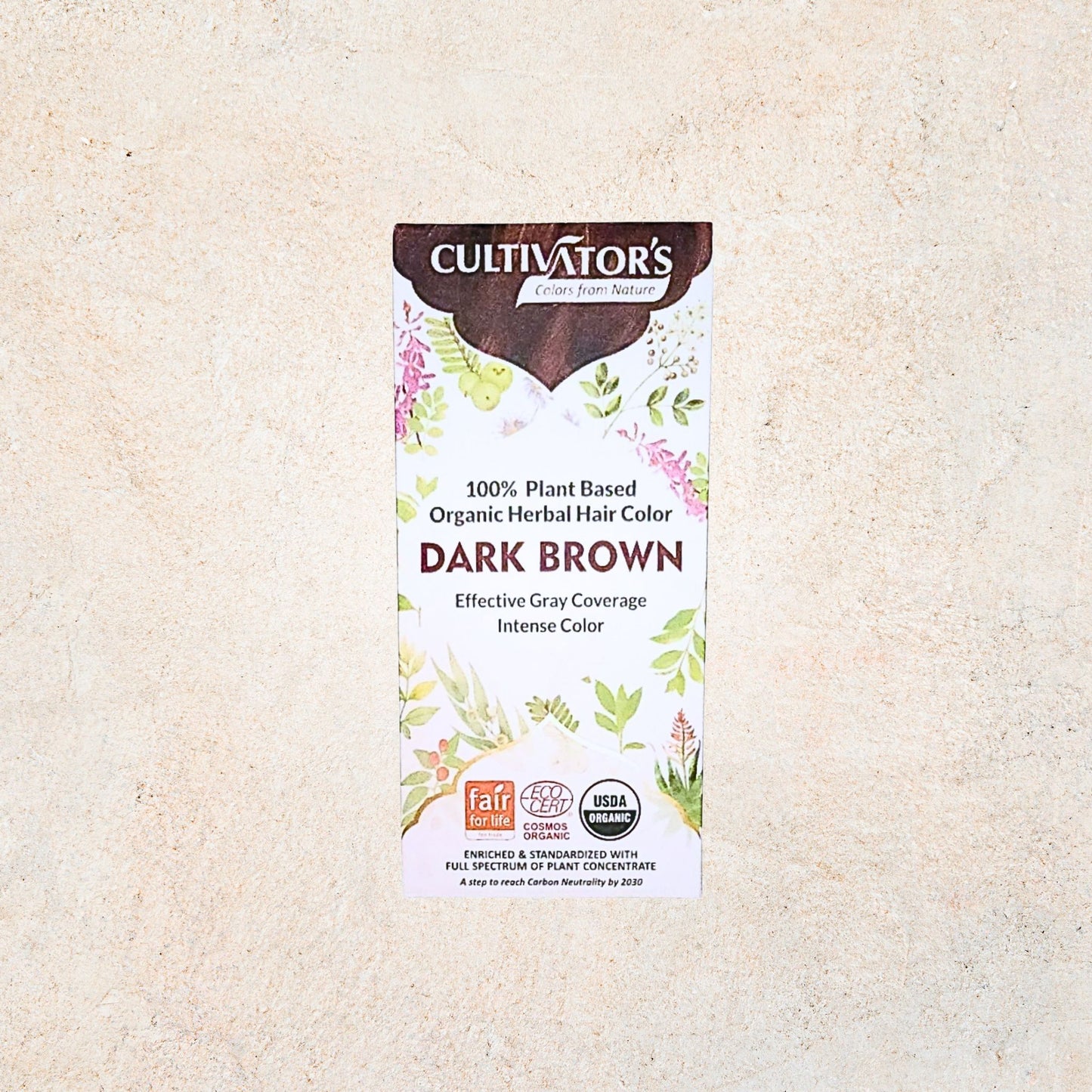 Coloration Brun Moyen 100% Naturelle – Teinture Bio Herbes | Cultivator’s