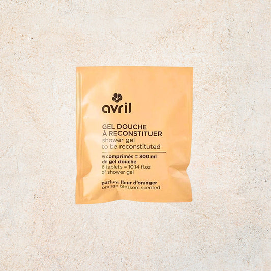 Gel Douche à Reconstituer AVRIL Fleur d'Oranger 300ml – Certifié Cosmos Natural