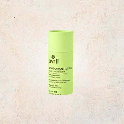 Déodorant Stick AVRIL Amande Douce 100% Bio – 24h de Protection
