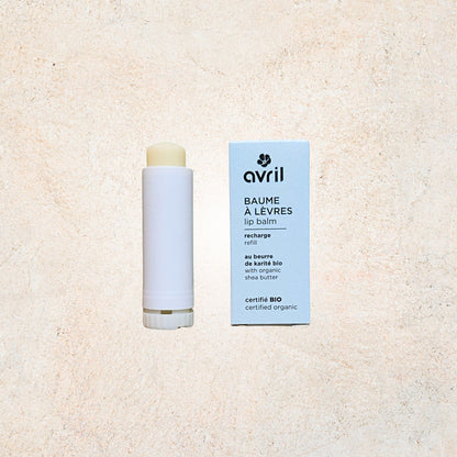 Baume à Lèvres Avril Certifié Bio – Doux & Hydratant | Recharge Écologique