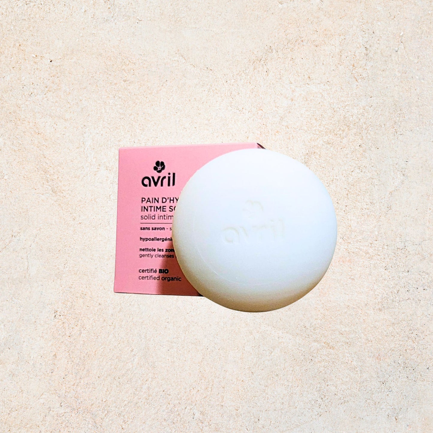 AVRIL Feste Intimhygieneseife – Bio-zertifiziert, sanft und hypoallergen