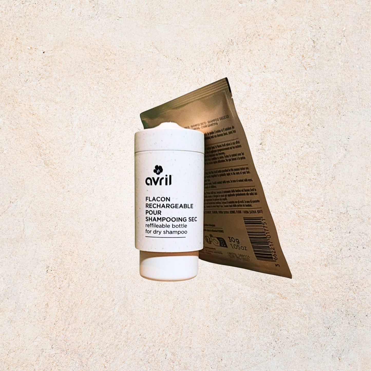 Shampooing Sec Avril 30g Certifié Bio – Absorption Sébum Instantanée & Écologique