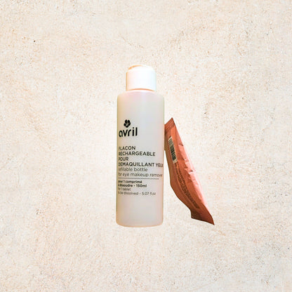 AVRIL Regenerierbarer Augen-Make-up-Entferner 150 ml – Umweltfreundlich und praktisch | Wasserlos, zertifiziert biologisch
