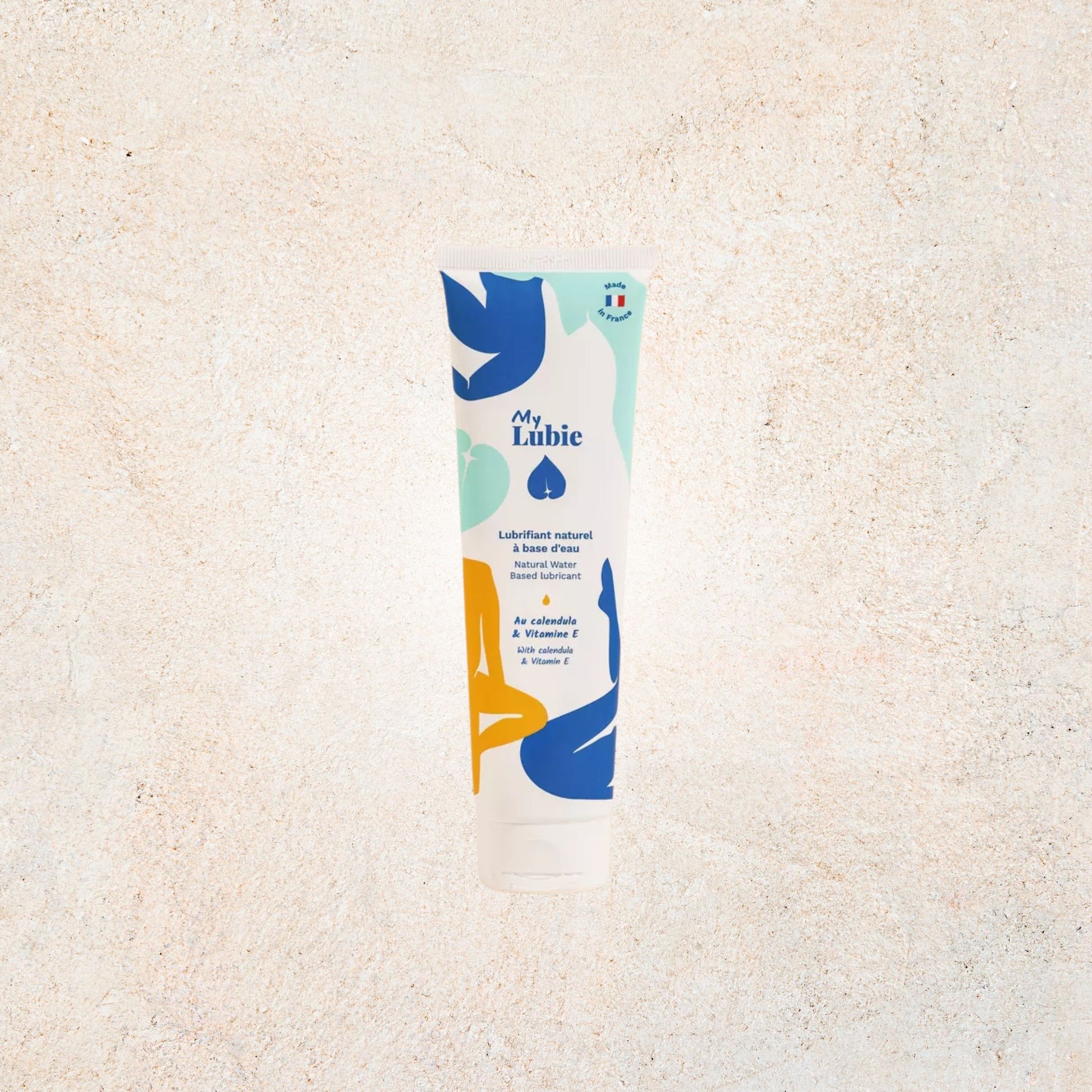 Lubrifiant naturel 150 ml enrichi en vitamine E et calendula – Hydratant, apaisant et compatible préservatifs