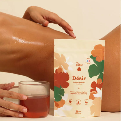 Infusion Désir 50 g – Aphrodisiaque naturel à base de plantes actives, 100 % naturelles et fabriquées en France