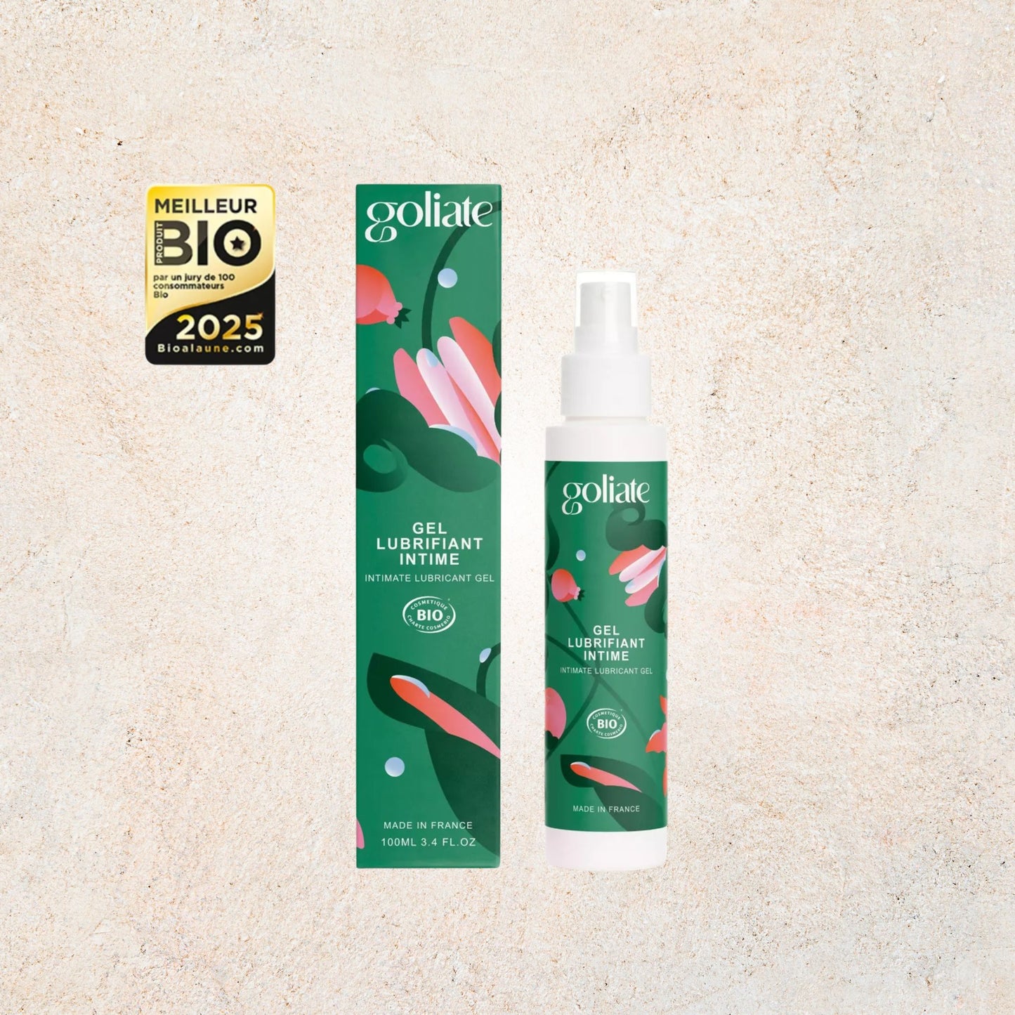 Gel Lubrifiant Intime longue durée – naturel et bio 💦 | GOLIATE