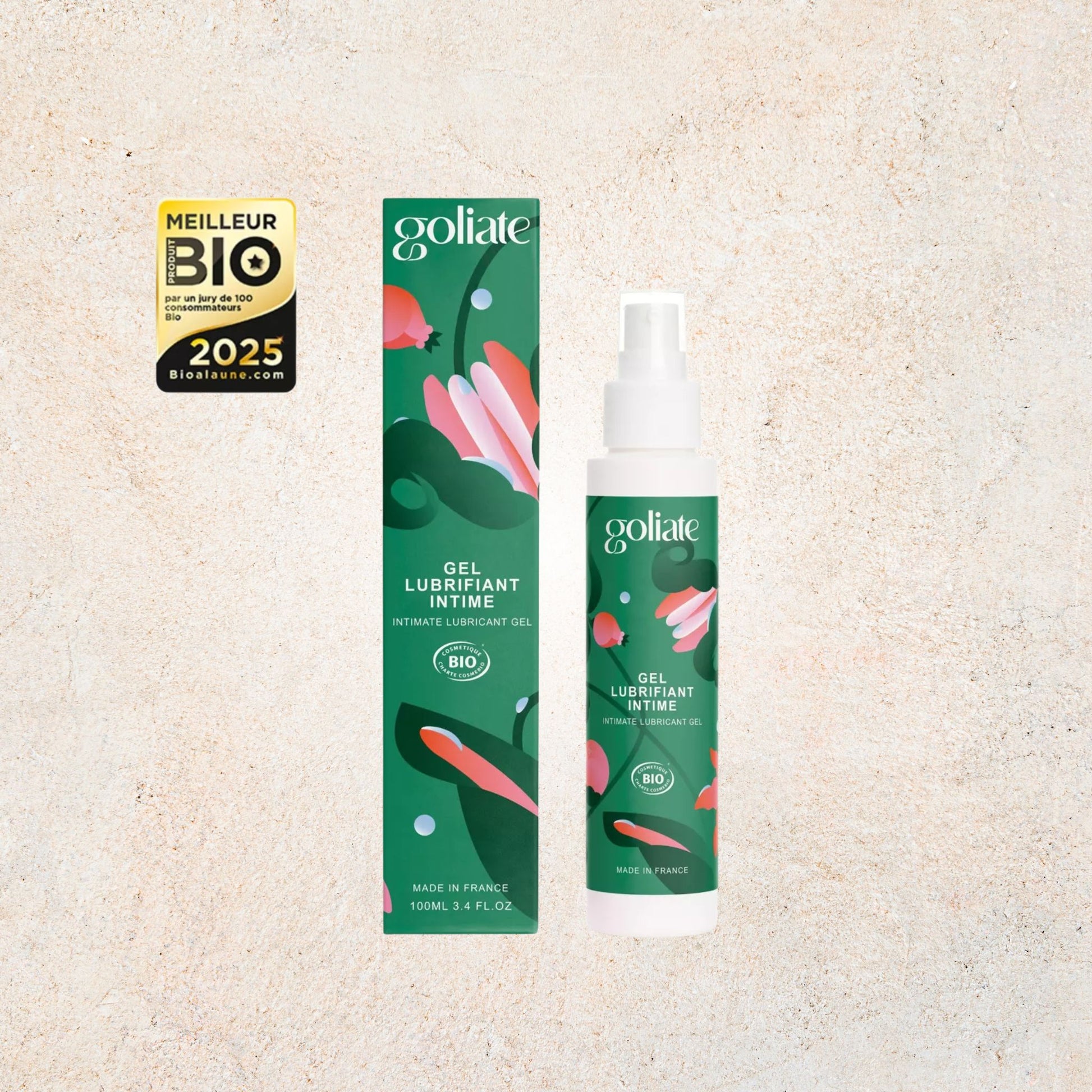 Gel Lubrifiant Intime longue durée – naturel et bio 💦 | GOLIATE
