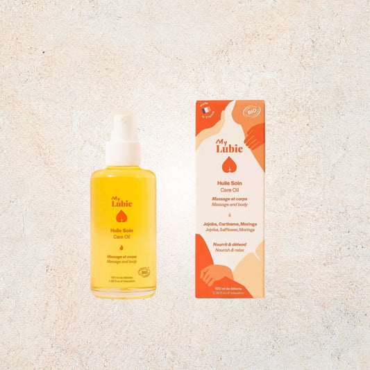 Huile soin massage et corps 100 ml – Jojoba, Carthame, Moringa, vegan et naturelle