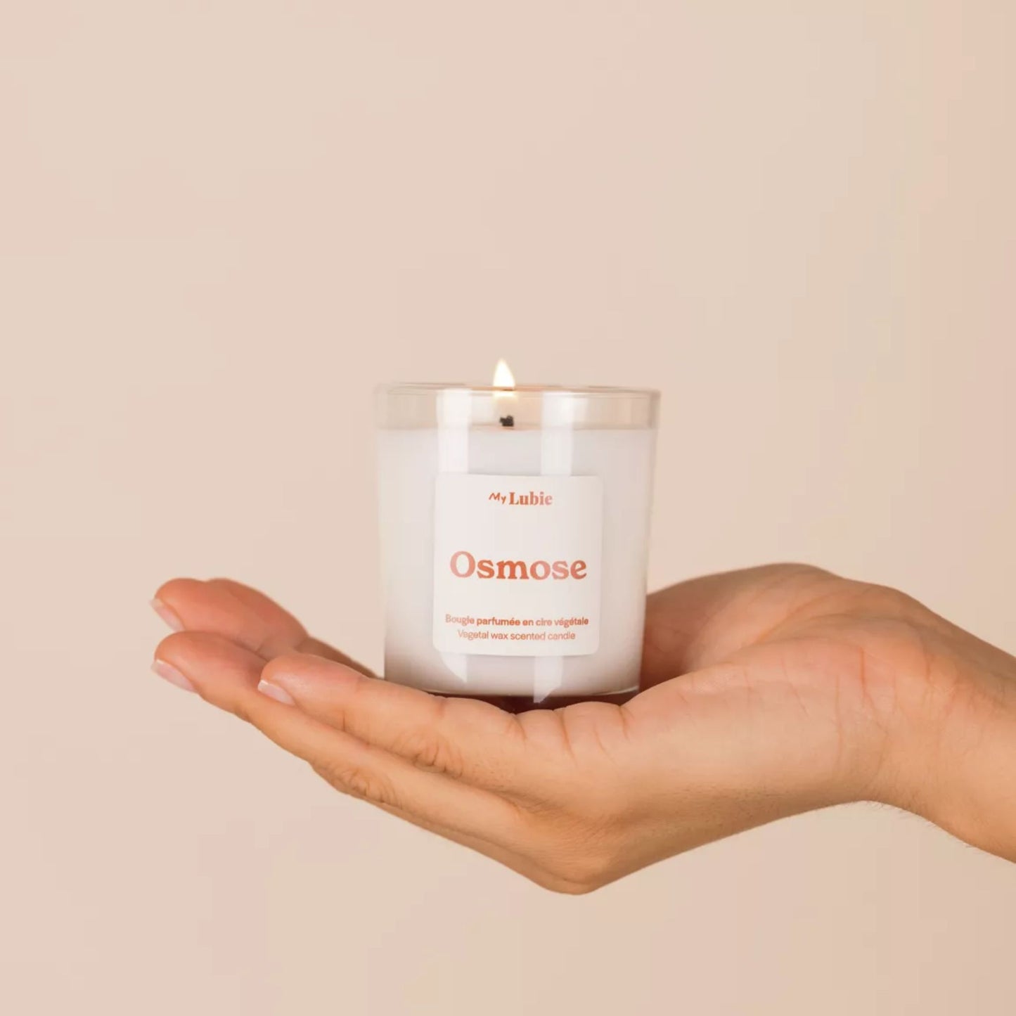 Bougie érotique Osmose My Lubie – parfum fleur d’oranger, cèdre et santal, cire 100% coco