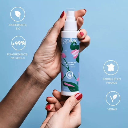 Nettoyant sextoys naturel en spray – hygiène purifiante GOLIATE