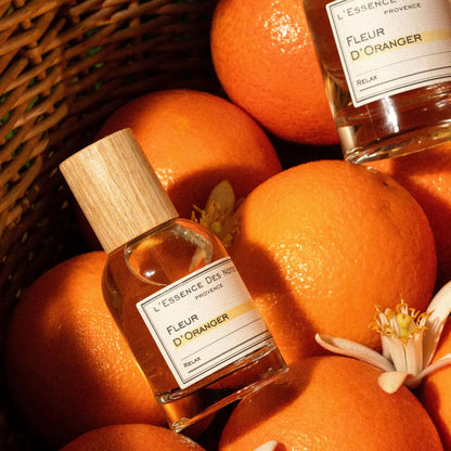Eau de Parfum Fleur d’Oranger Relaxation 30ml – Parfum artisanal relaxant et lumineux – L’Essence des Notes