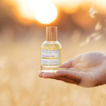 Eau de Parfum Pamplemousse & Basilic 30ml – Parfum frais et fruité énergisant – L’Essence des Notes