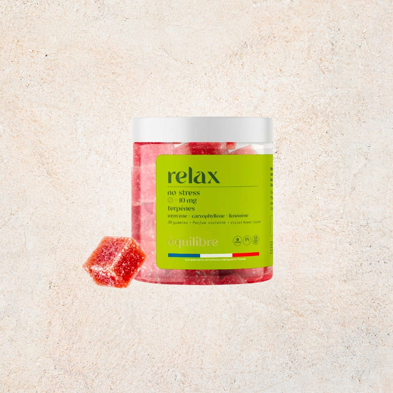 Gummies Relax Équilibre – bonbons CBD anti-stress pour calmer esprit et corps