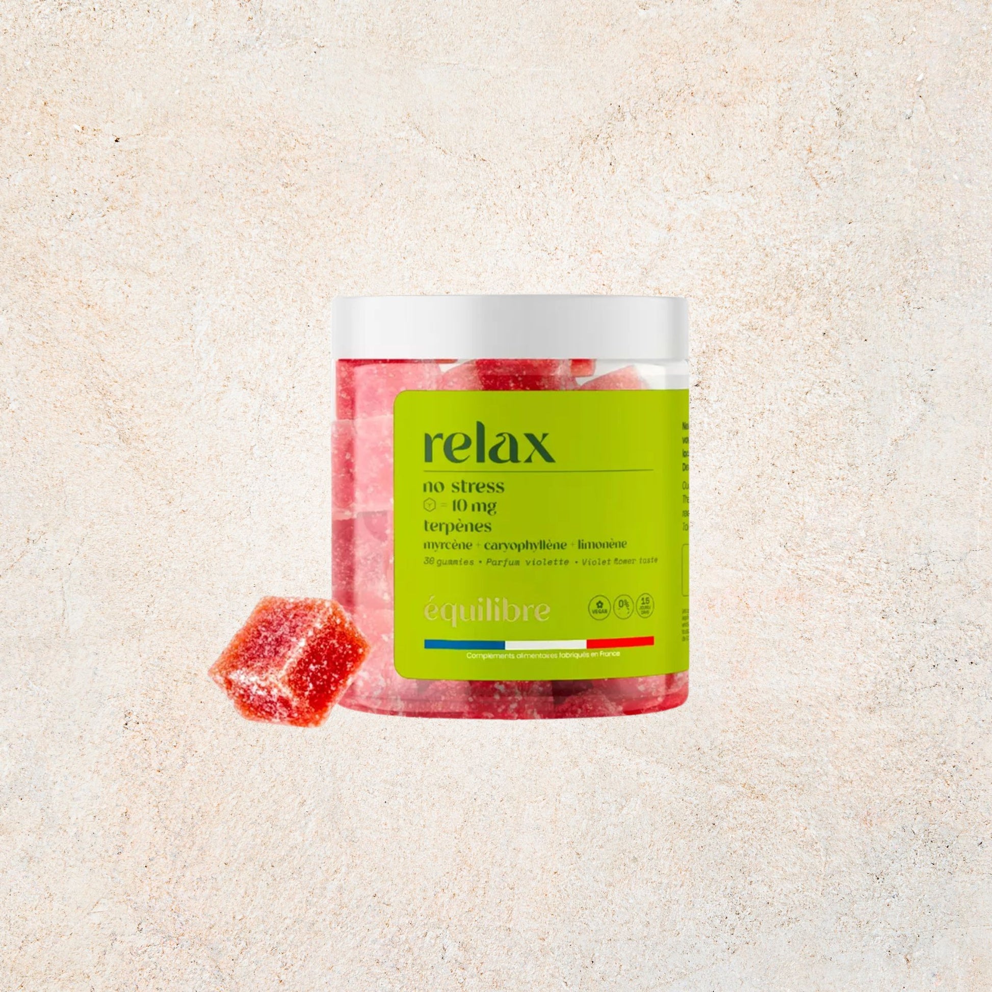Gummies Relax Équilibre – bonbons CBD anti-stress pour calmer esprit et corps