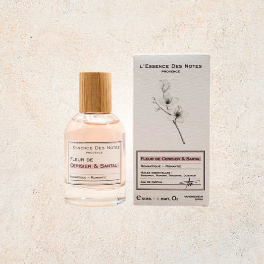 Eau de parfum Fleur de Cerisier & Santal – Douceur – 50ml – L’Essence des Notes