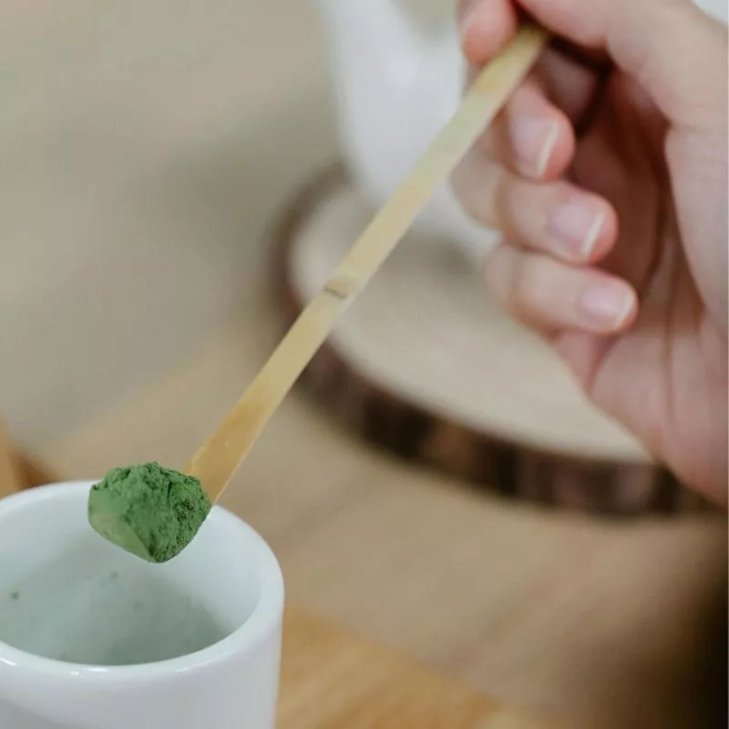 Cuillère Dose à Matcha – Chashaku traditionnelle en bambou pour thé japonais | Aroma Matcha