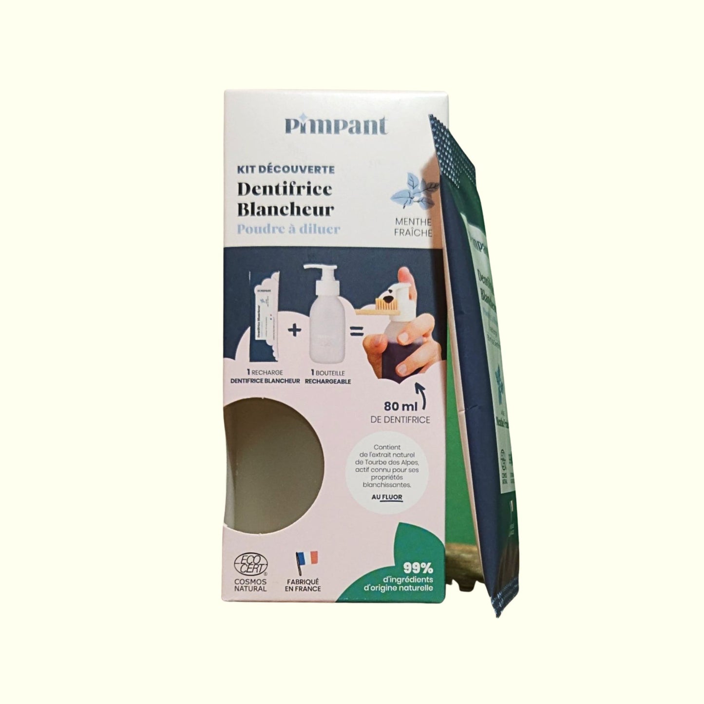 Kit Découverte Dentifrice Blancheur PIMPANT – Naturel & Fluor | Action Blanchissante