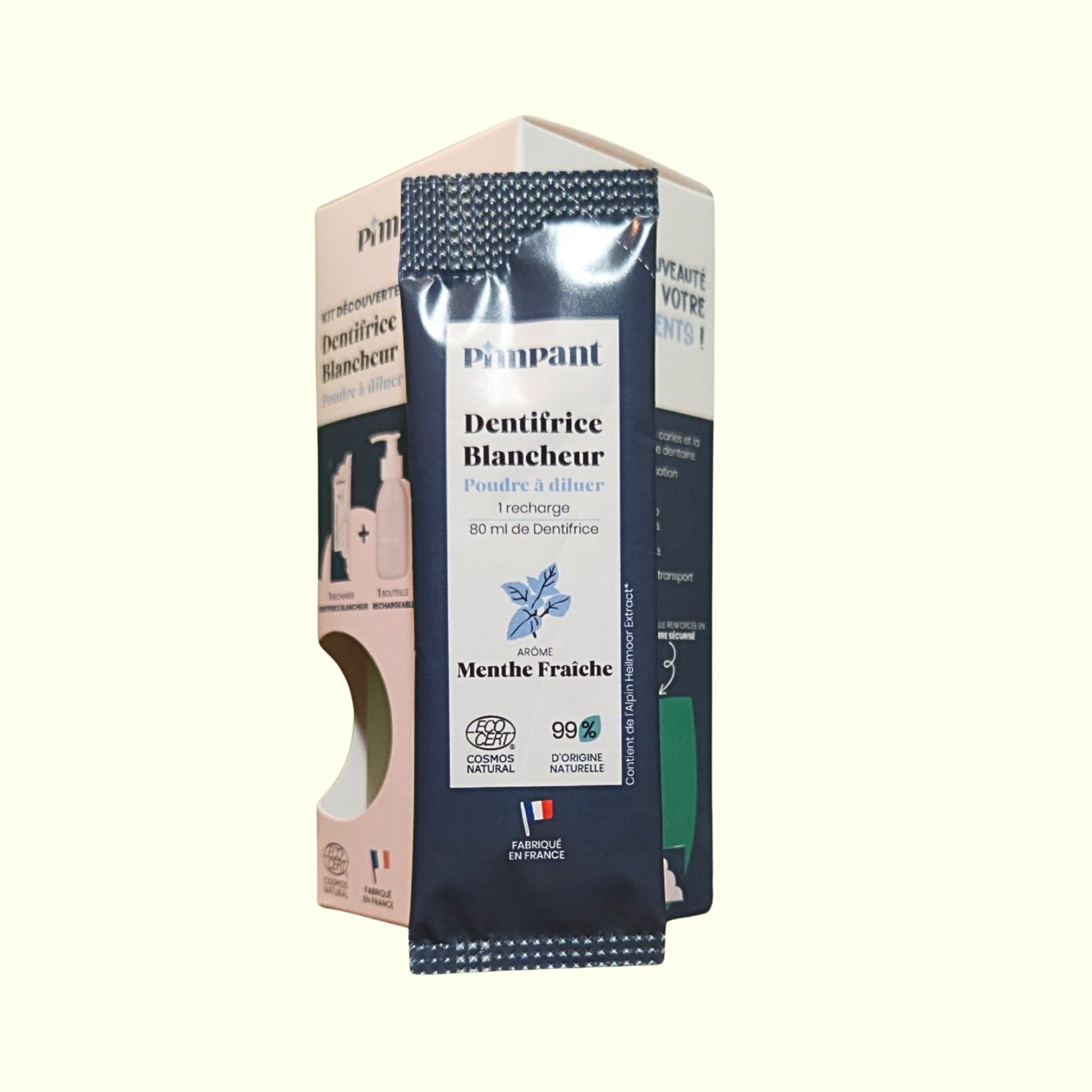 Kit Découverte Dentifrice Blancheur PIMPANT – Naturel & Fluor | Action Blanchissante
