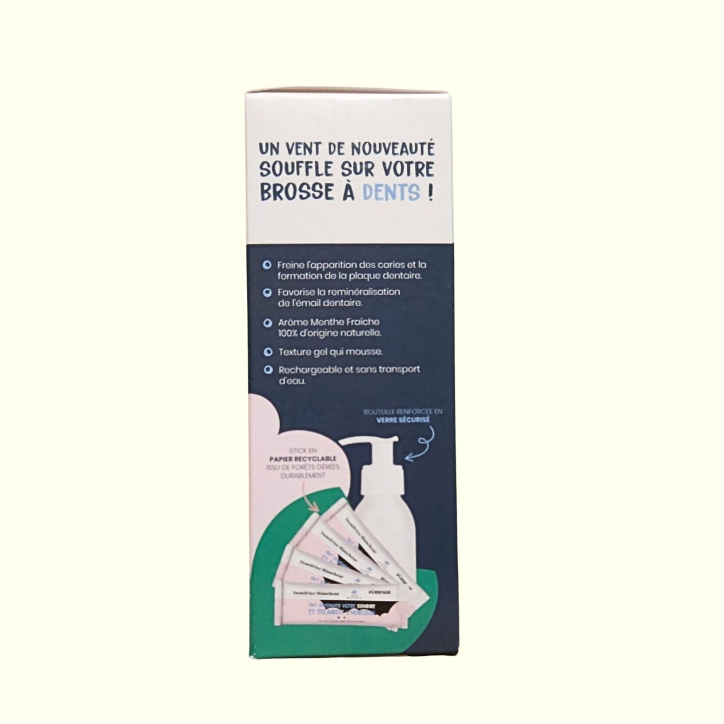 Coffret Dentifrice Blancheur PIMPANT – Rechargeable, Naturel & Fluor | Blanchiment Dentaire
