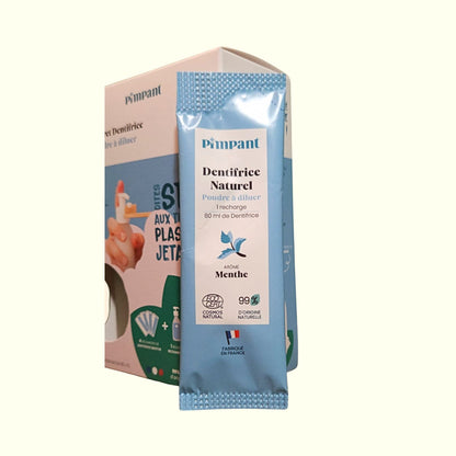 Recharge Dentifrice Menthe PIMPANT – Dentifrice Naturel Fluoré | 8g