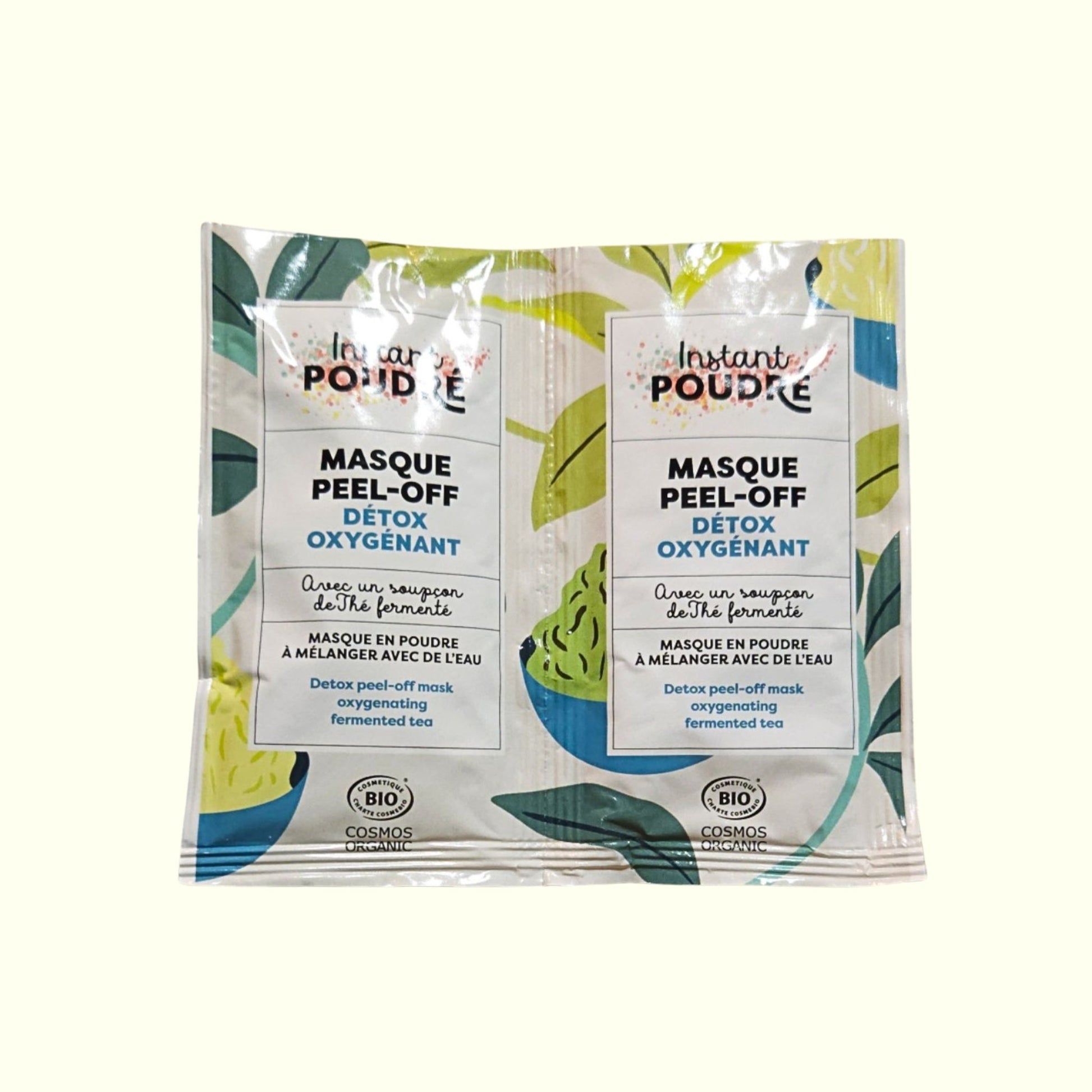 Masque Bio Peel Off Détox Oxygénant INSTANT POUDRE – Anti-oxydant & Purifiant | Soin Naturel Visage
