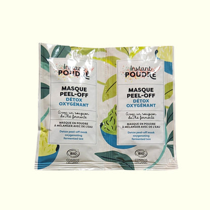 Masque Bio Peel Off Détox Oxygénant INSTANT POUDRE – Anti-oxydant & Purifiant | Soin Naturel Visage