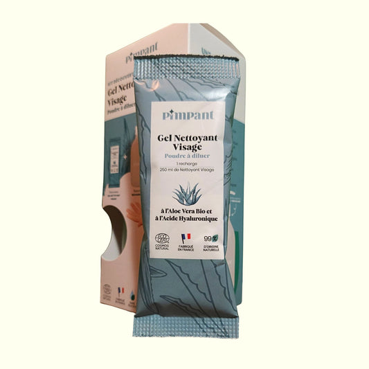 Recharge Nettoyant Visage PIMPANT Aloe Vera Bio – Douceur et Hydratation Naturelle