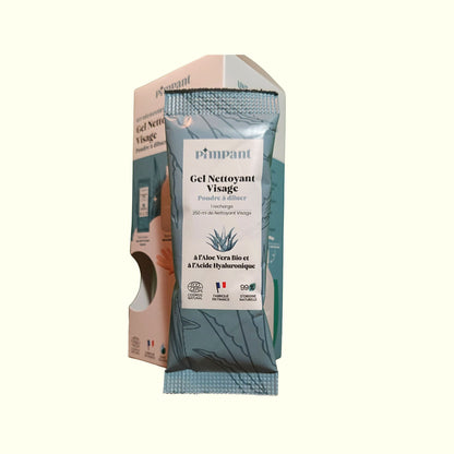 Kit Découverte Nettoyant Visage PIMPANT Aloe Vera – 99,2% Naturel & Écologique