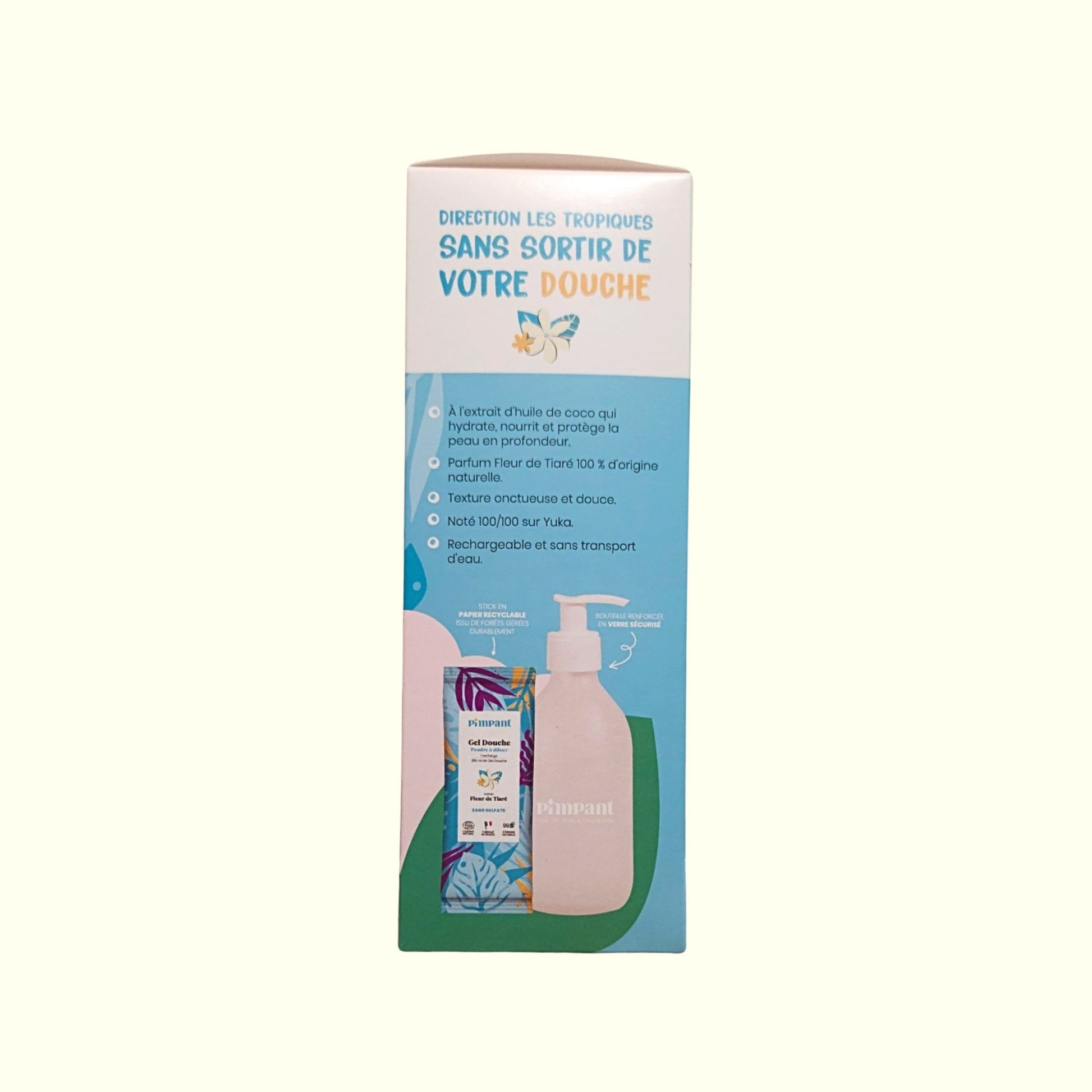 Kit Découverte Gel Douche PIMPANT Tiaré – Zéro déchet, écologique et sensoriel
