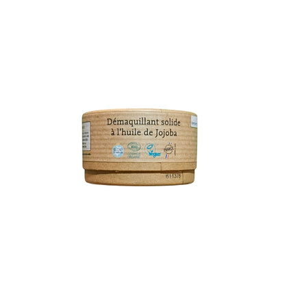 Démaquillant solide COMME AVANT à l'huile de jojoba – Zéro déchet, biodégradable, doux et efficace
