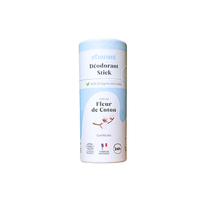 PIMPANT Solid Deodorant Cotton Flower – Organic, effective 24 hours and eco-friendly