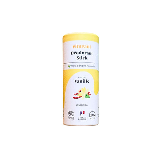 PIMPANT Vanille Festes Deodorant – Bio, 24 Stunden wirksam und umweltfreundlich