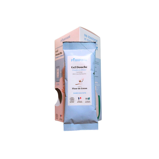 PIMPANT Fleur de Coton Duschgel Nachfüller – 99% natürlich, minimalistisch und Zero Waste