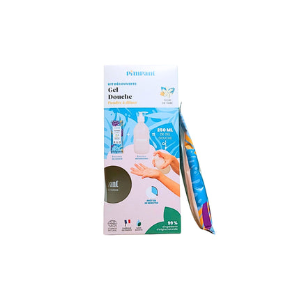 Kit Découverte Gel Douche PIMPANT Tiaré – Zéro déchet, écologique et sensoriel