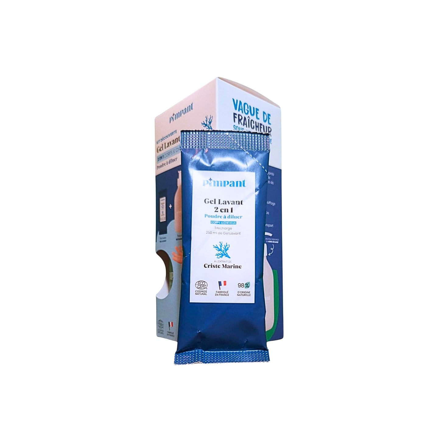 Recharge Gel Lavant PIMPANT 2-en-1 Corps & Cheveux – Écologique, raffermissant et tonifiant