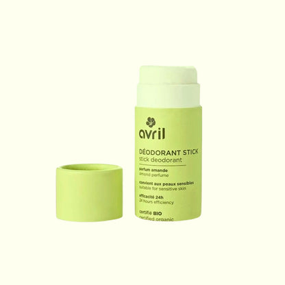 Déodorant Stick AVRIL Amande Douce 100% Bio – 24h de Protection