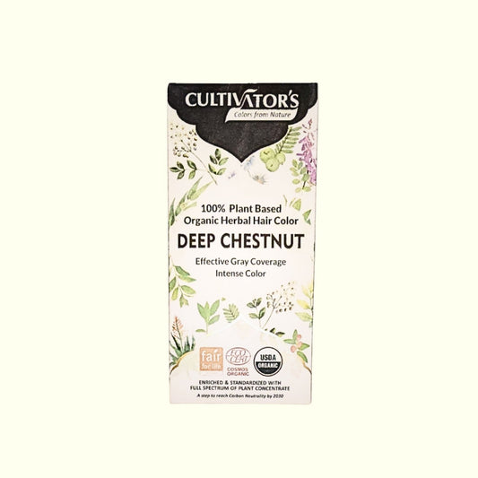 Coloration Châtain Foncé 100% Naturelle – Teinture Bio Herbes | Cultivator’s