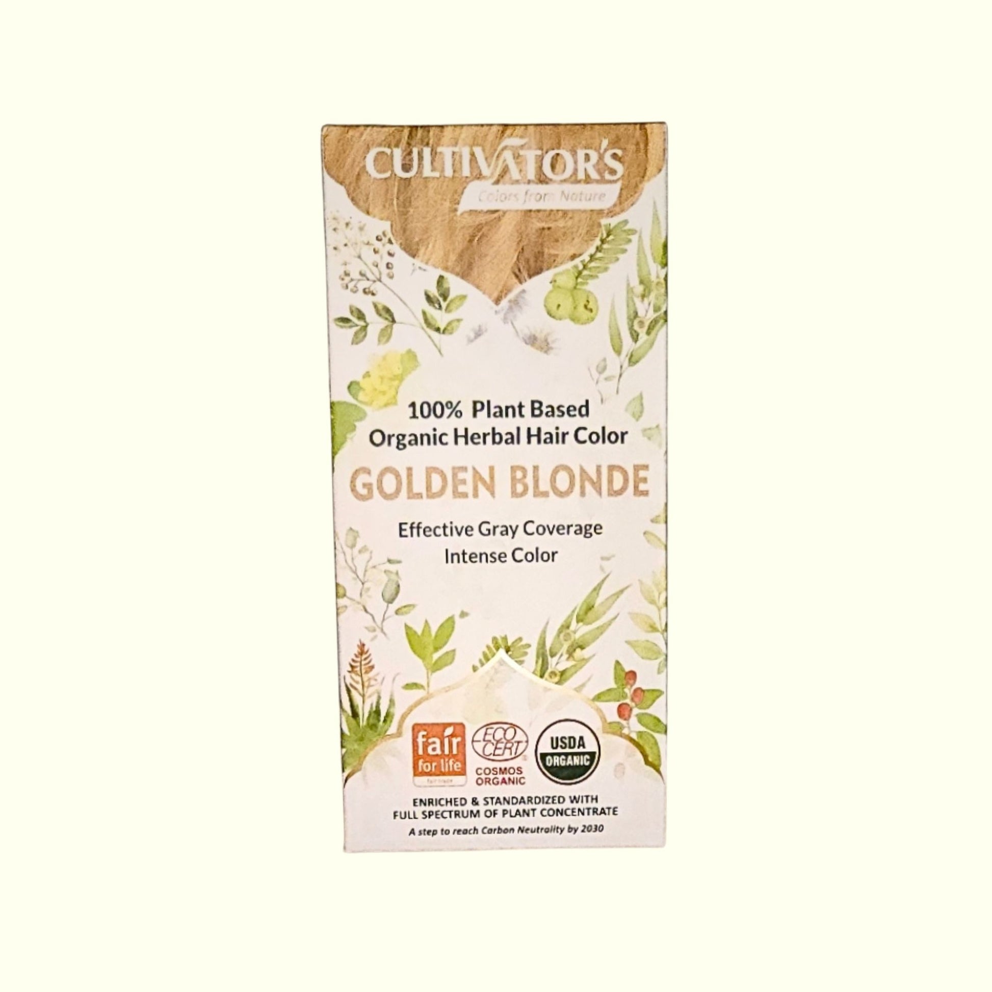 Coloration Blond Doré 100% Naturelle – Teinture Bio Herbes | Cultivator’s