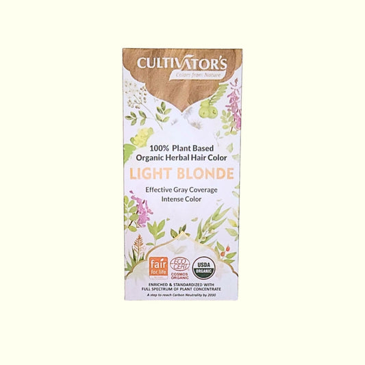 Coloration Blond Clair 100% Naturelle – Teinture Bio Herbes | Cultivator’s