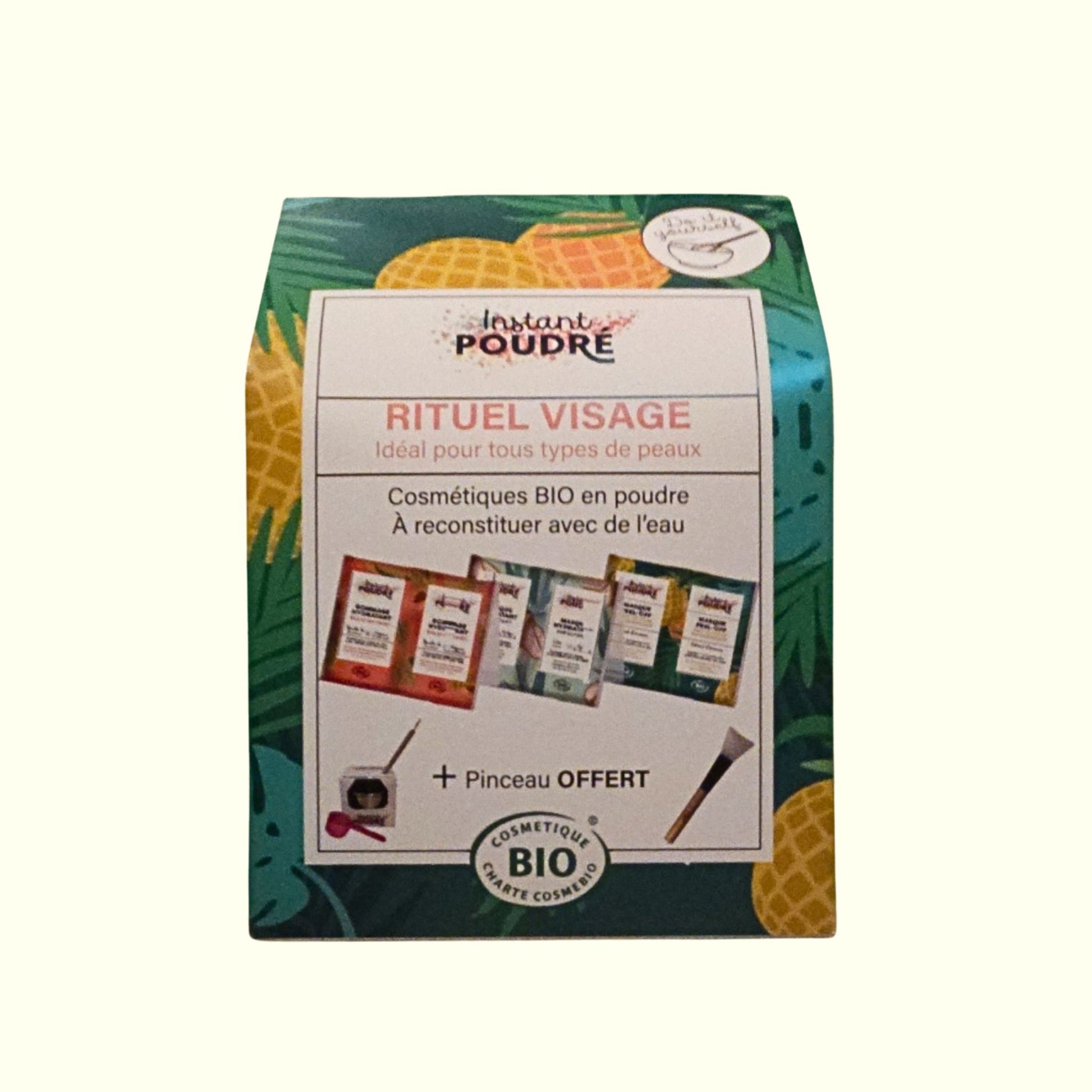Coffret Rituel Beauté INSTANT POUDRE – Soins Bio Complet pour le Visage | Gommage & Masque