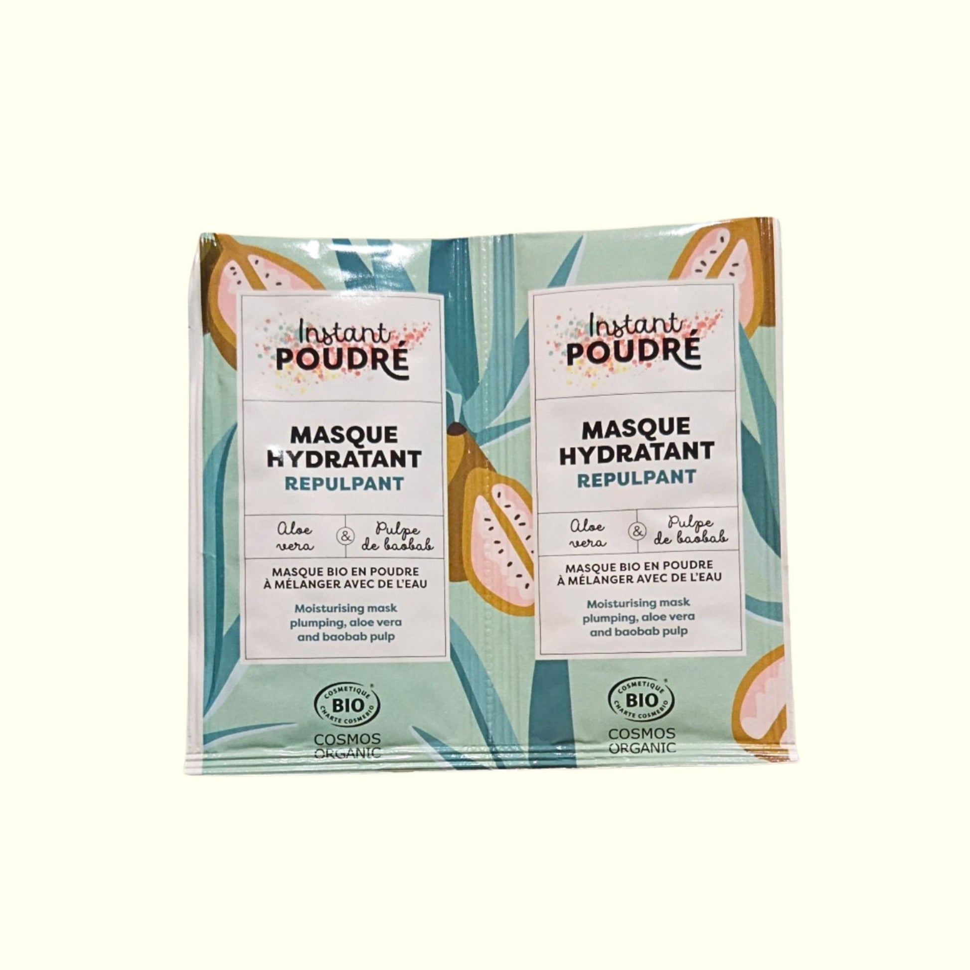 Masque Bio Hydratant Repulpant INSTANT POUDRE – Hydratation & Éclat | Soin Naturel Visage