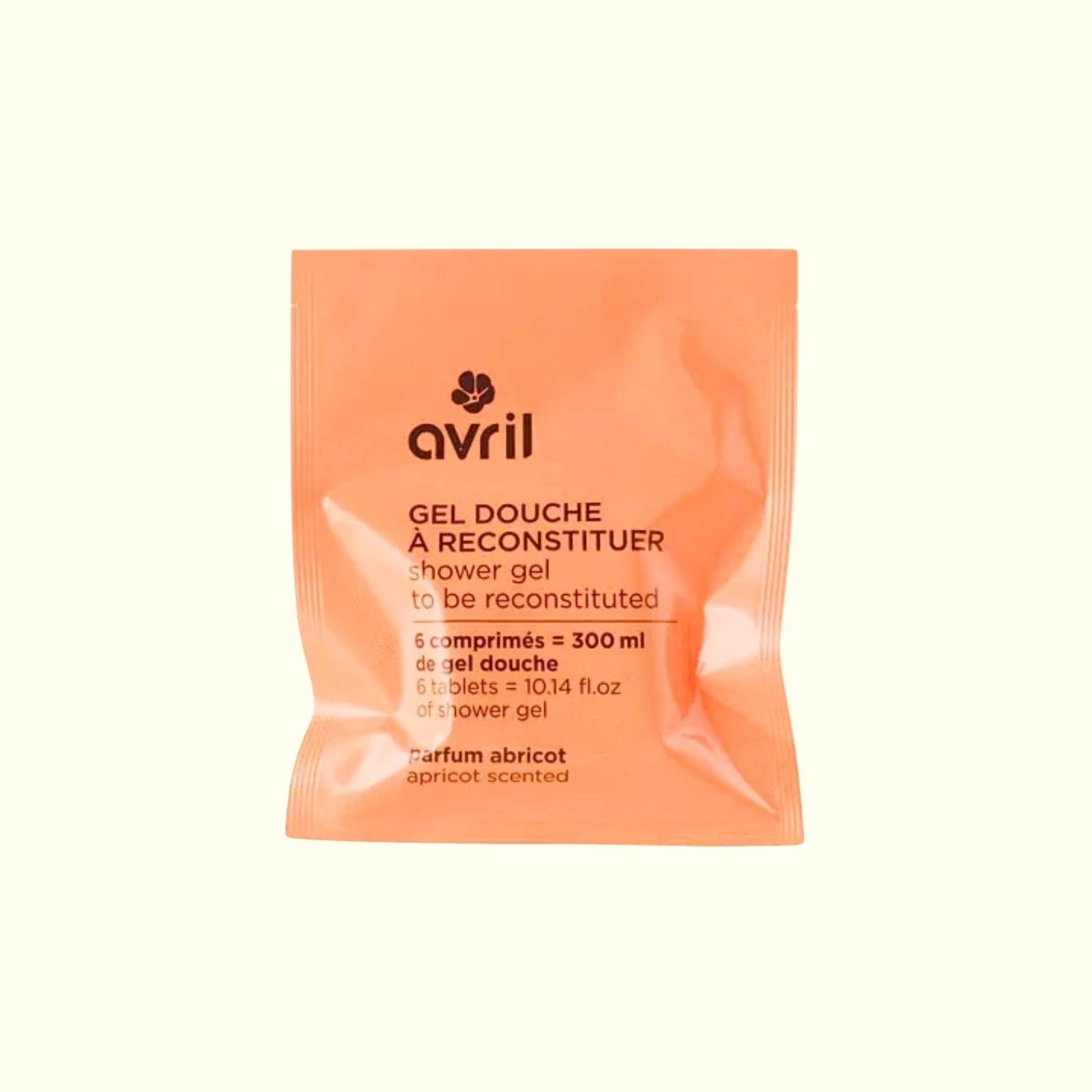 Recharge Gel Douche AVRIL Abricot 300ml – Certifié Cosmos Natural