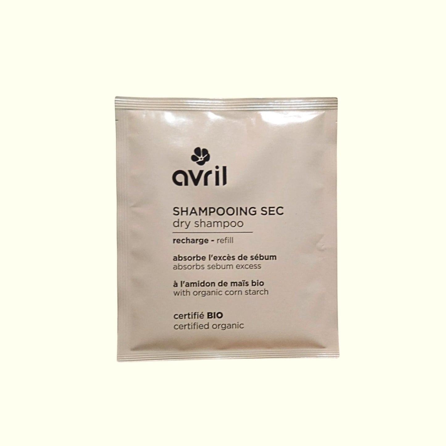 Shampooing Sec Avril 30g Certifié Bio – Absorption Sébum Instantanée & Écologique