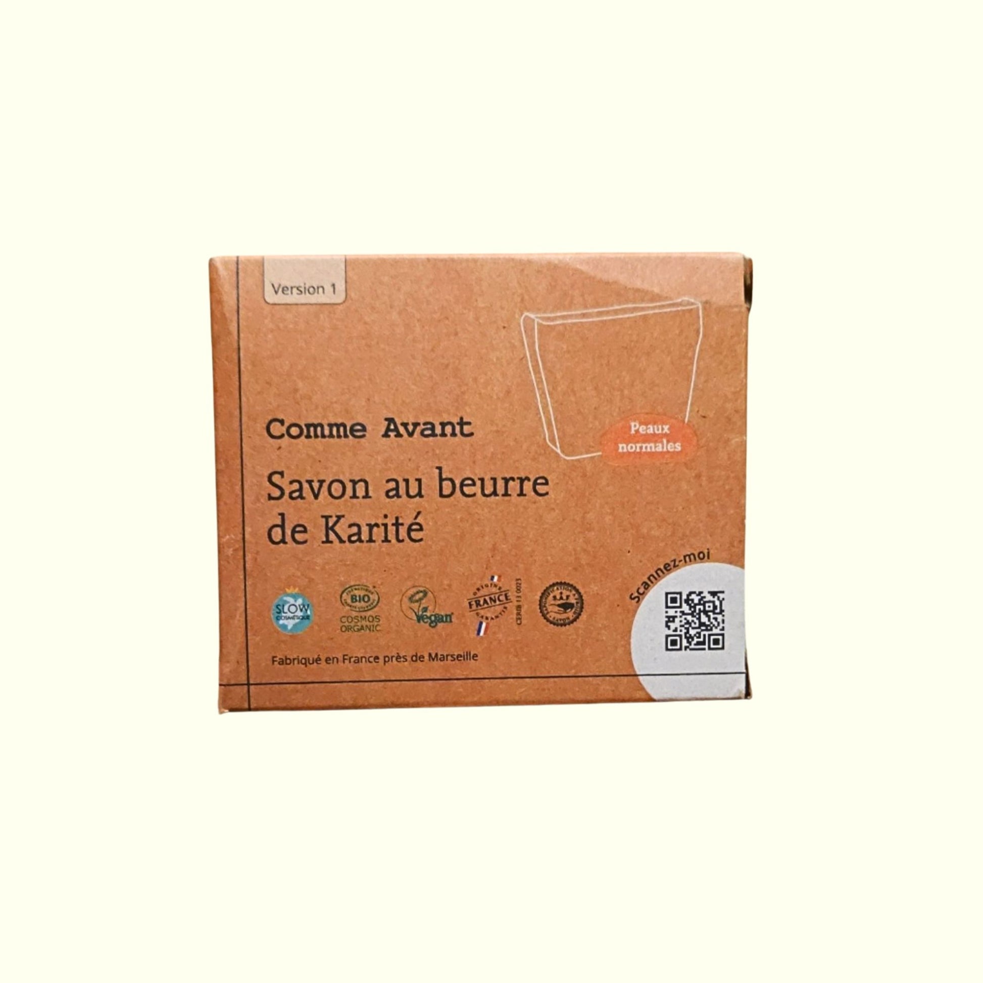 Savon COMME AVANT au beurre de karité bio – Douceur et apaisement pour tous types de peau